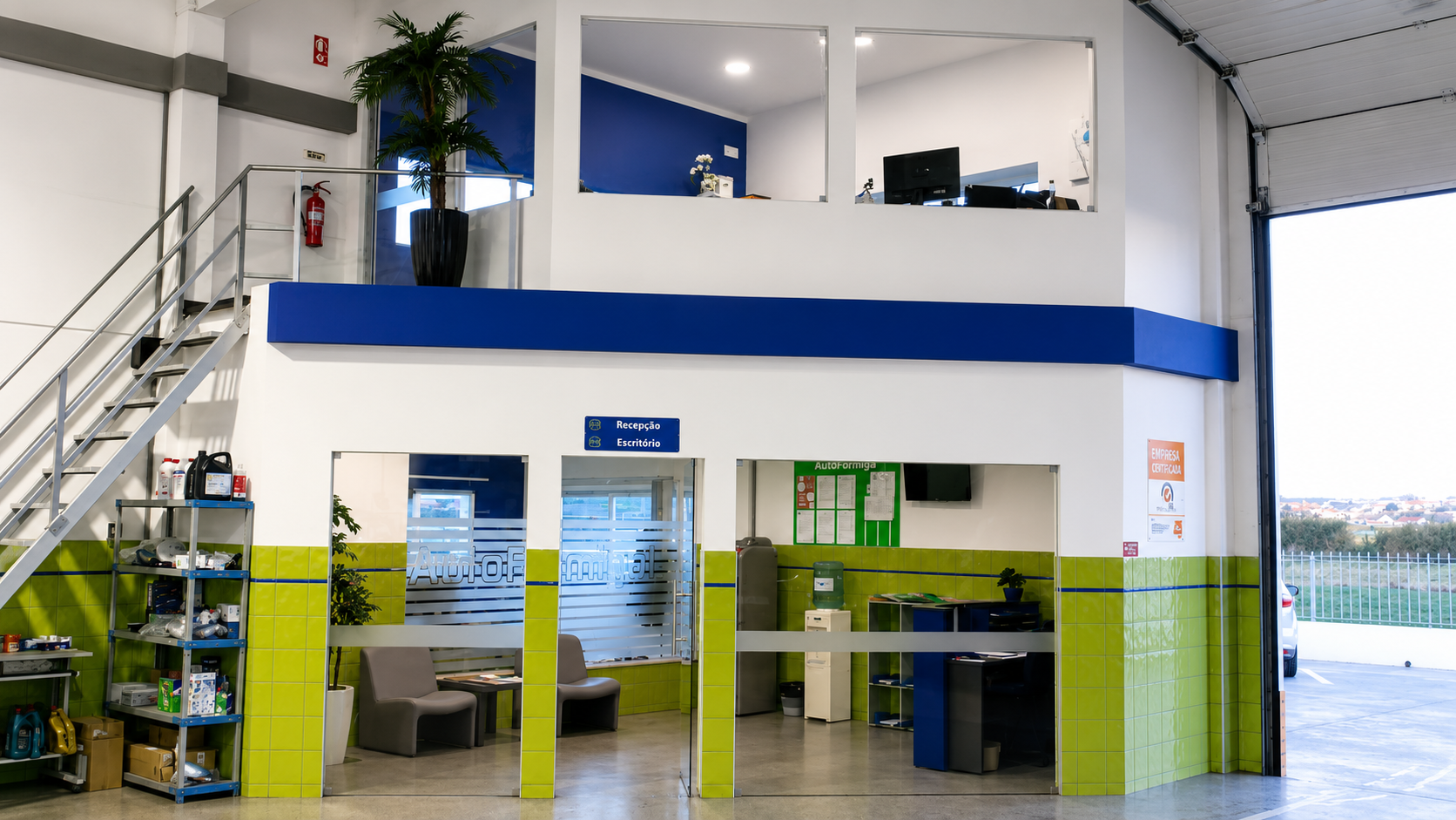 Interior da oficina